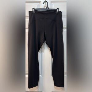 Lululemon Instill High Rise Tight 25" Black Sz 14 Compression Pant Yoga Running